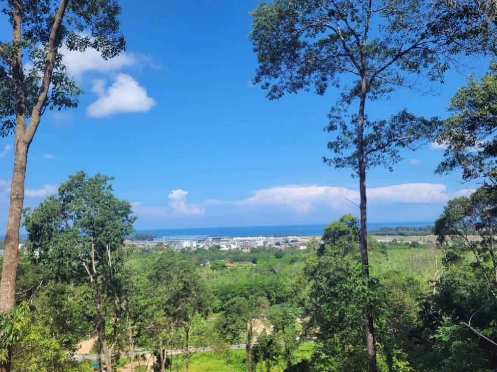 For SaleLandPhuket : Land for sale in Phuket, Thalang District, beautiful sea view, area 2 rai 93 sq m., near Phuket Airport.