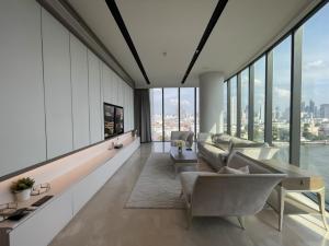 For RentCondoWongwianyai, Charoennakor : Rental : Banyan Tree Residences Riverside Bangkok  , 2 Bed 3 Bath , 155 Sq.m , 8th High Floor