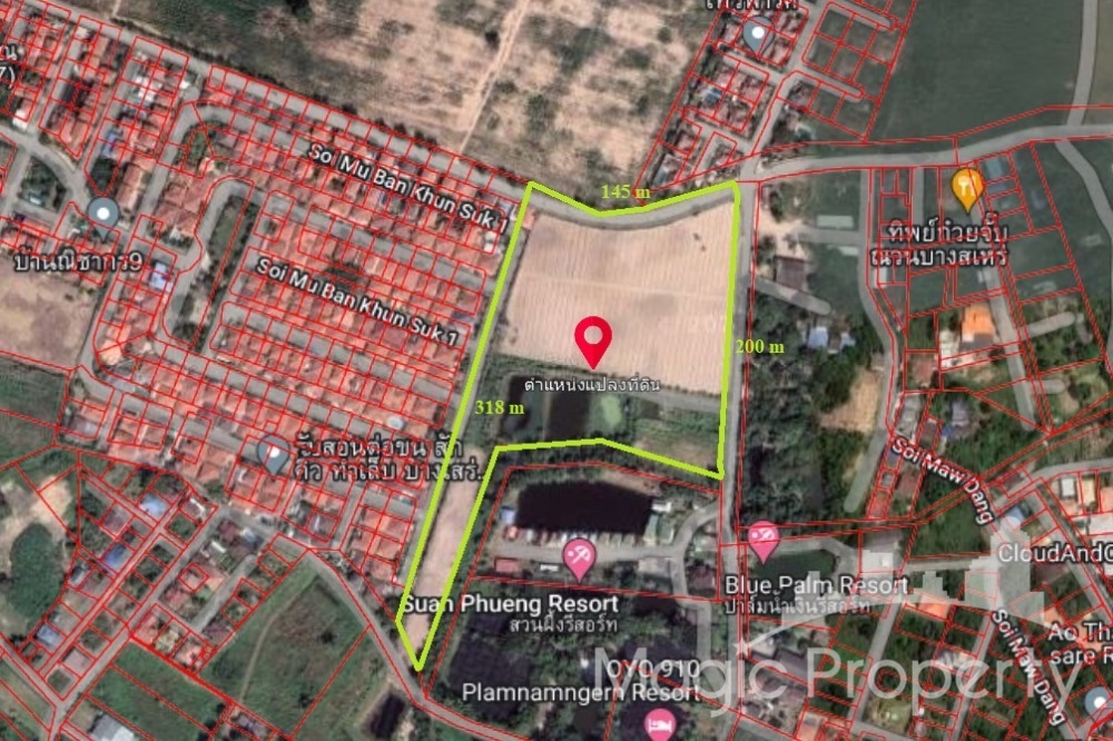 For SaleLandPattaya, Bangsaen, Chonburi : 19Rai 2 Ngan 99 Sq.wah Land For Sale in Bang Sare, Sattahip, Chon Buri