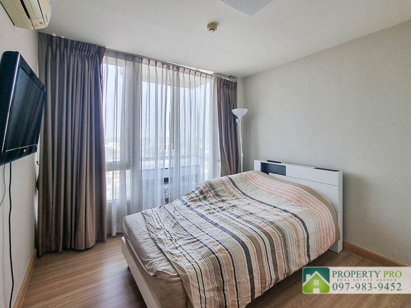 For SaleCondoChaengwatana, Muangthong : EL23S-054 Condo for Sale M Society, 2 Bedroom 50 sqm Good Condition Near BTS Sri Rat, Muang Thong Thani, Chaengwattana, Parkkred, Impact Arena