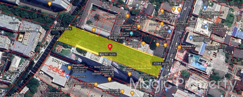 For SaleLandSukhumvit, Asoke, Thonglor : 2 Rai 3 Ngan 46.4 Sq.wah Land For Sale on Ekkamai Rd, Watthana, Bangkok