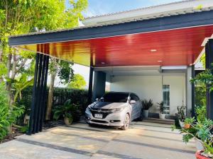 For RentHouseLadkrabang, Suwannaphum Airport : Single house for rent 120 sq m. (Areeya Como Lat Krabang- Suvarnabhumi) 4 bedrooms, 3 bathrooms, Fully Furniture.