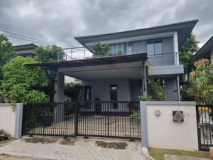 For RentHouseBangna, Bearing, Lasalle : svs259 Single house for rent, Burasiri Wongwaen-Onnuch  Soi King Kaew 25/1