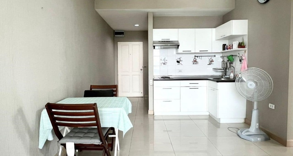 For SaleCondoOnnut, Udomsuk : Condo for sale, 2 bedrooms, with parking for 2 cars @City Sukhumvit 101/1, size 55.01 sq m., 10th floor, fully furnished.