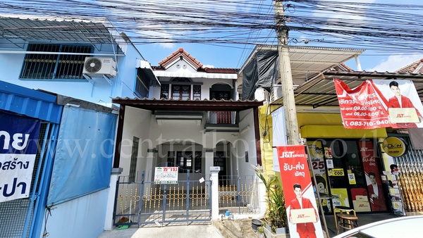 For SaleTownhouseVipawadee, Don Mueang, Lak Si : Townhouse Thaninthorn Village Vibhavadi 35 - Don Mueang, beginning of the project.