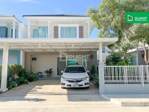 For SaleHouseRathburana, Suksawat : Single house in Village Villaggio Pracha Uthit 90, area 36.3 sq m, 3 bedrooms, 2 bathrooms, price 4.65 million baht.