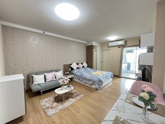 For SaleCondoBang Sue, Wong Sawang, Tao Pun : 🔥🔥Selling a ready-to-move-in room!! Supalai Veranda Ratchavipha-Prachachuen, size 31.27 sq m., 18th floor, fully furnished, only 1.95 million baht, make an appointment to view 086-557-9898🔥🔥