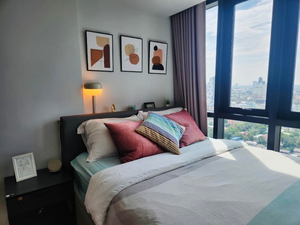 For RentCondoThaphra, Talat Phlu, Wutthakat : Altitude Unicorn Sathorn - Tha Phra【𝐑𝐄𝐍𝐓】🔥 Condo, Thonburi, 2 bedrooms, simple, minimal style, full furniture Near BTS Talat Phlu, ready !! 🔥Contact Line ID: @hacondo