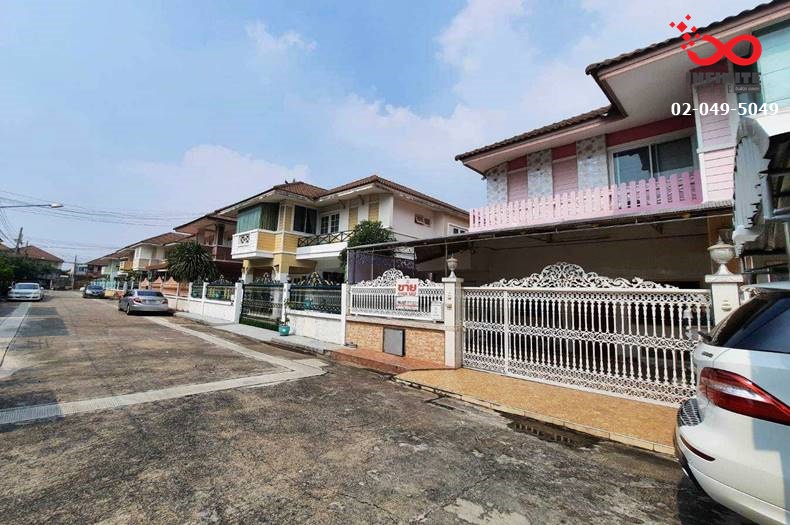 For SaleHouseRama 2, Bang Khun Thian : 2-story detached house for sale, Sinthawee Garden 3, Rama 2 Road, Soi Anamai Ngam Charoen, behind the edge.