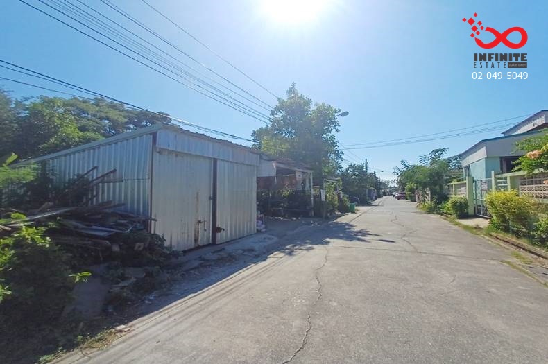 For SaleLandMin Buri, Romklao : Land for sale, 50 square wah, Buakhao Village, Soi Ramkhamhaeng 174