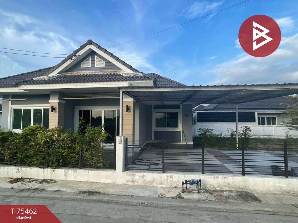 For SaleHousePattaya, Bangsaen, Chonburi : Single house for sale Kasira Green Peach Village 1, Ban Bueng, Chonburi