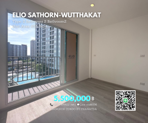 For SaleCondoThaphra, Talat Phlu, Wutthakat : 2 bedrooms (65.5 sq m), swimming pool view, special plan, resort style condo, near BTS 📲0824499822 Prae (project sales-rental department) 💬line : cnd6556