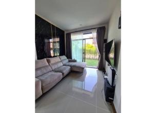 For SaleHouseMin Buri, Romklao : Corner detached house for sale The Ricco Residence Project, Wongwaen Hathairat, quiet, not chaotic (RS 0480)