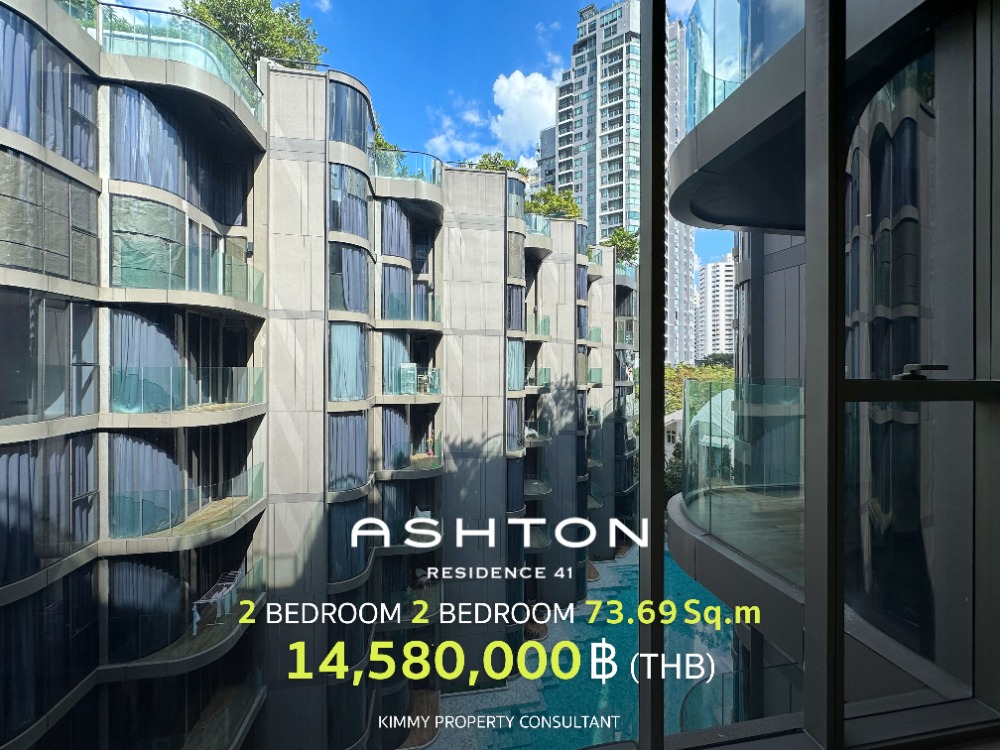 For SaleCondoSukhumvit, Asoke, Thonglor : Ashton Residence 41 - Two Bedroom, high floor, latest updated promotional price from Ananda. If interested in visiting the project, contact the sales department 093-962-5994 (Kim).