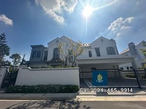 For SaleHousePattanakan, Srinakarin : The owner is in a hurry to sell, very good price, large detached house, corner house, luxury project, Nantawan Rama 9, new Krungthep Kreetha Road.