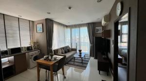 For RentCondoSriracha Laem Chabang Ban Bueng : Condo for rent in Sriracha, 1 bedroom suite, fully furnished, city view.