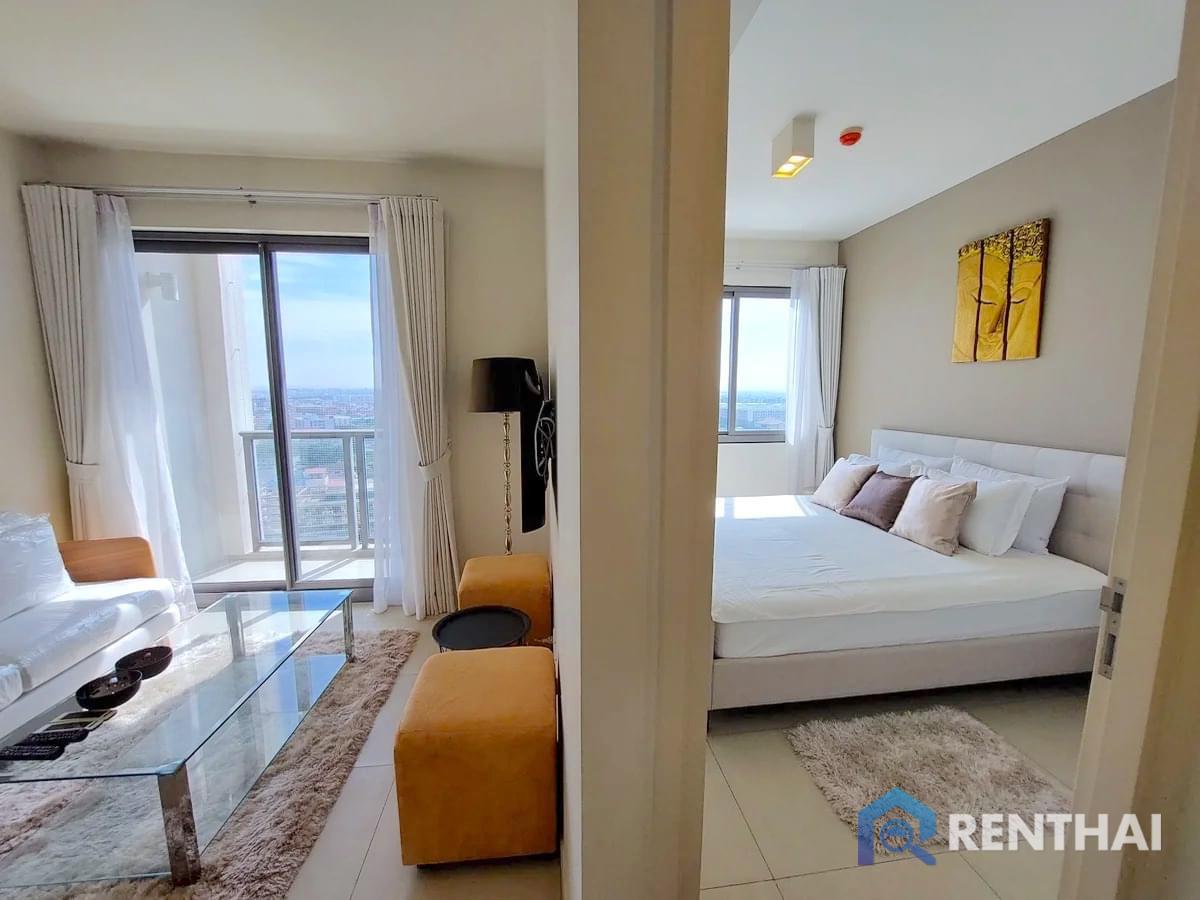 For SaleCondoPattaya, Bangsaen, Chonburi : Hot deal 1bed foreign name high floor in Unixx South Pattaya