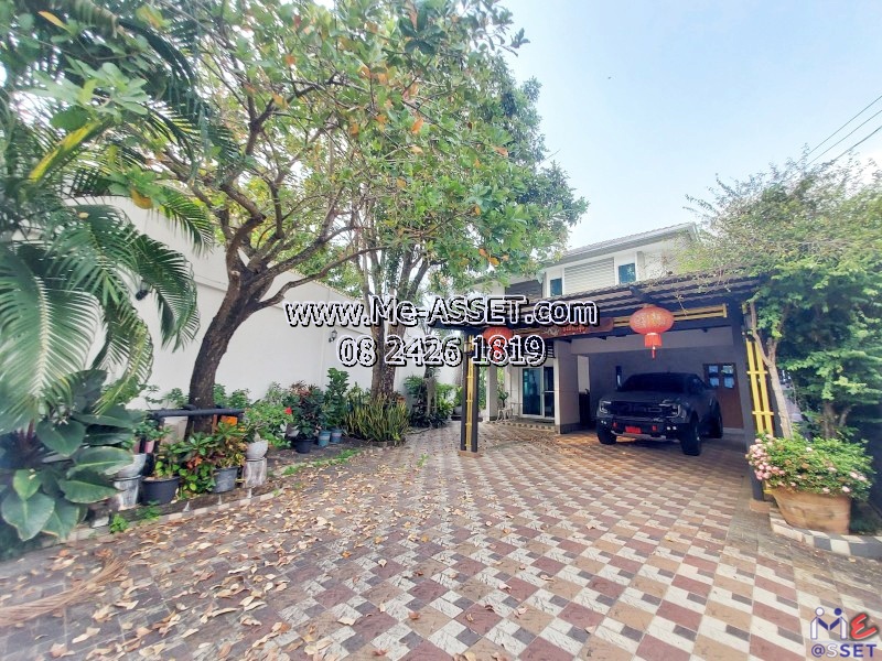 For SaleHousePhutthamonthon, Salaya : Single house for sale in the areas of Mahidol, Salaya, Sala Thammasop, Bang Toei, Sam Phran: Prueklada Pinklao-Sai Ha Village, Prueklada Pinklao-Sai 5: 2 floors, 74.3 sq m: CODE NN-91304