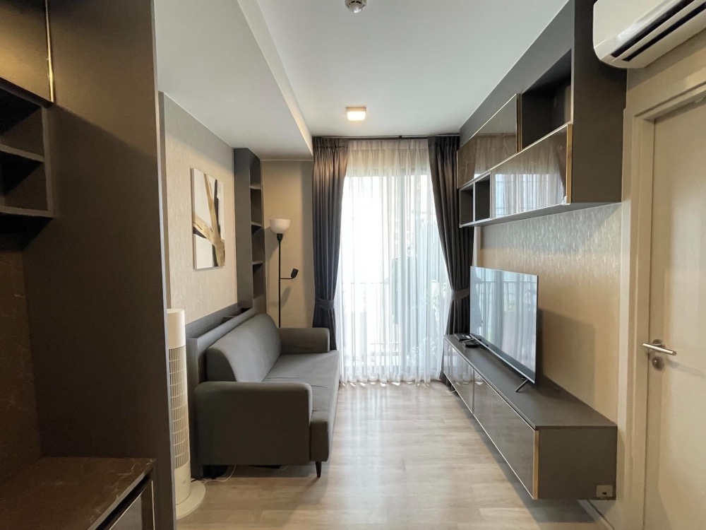 For RentCondoOnnut, Udomsuk : Quintara Arte Sukhumvit 52 for rent, corner room, fully furnished, Quintara Arte Sukhumvit 52 project (BTS On Nut) 🏢