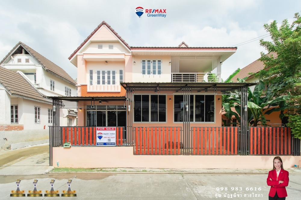 For SaleHouseRama 2, Bang Khun Thian : Single-detached house for sale in Khunalai, Bang Khun Thian, newly renovated, ready to move in.