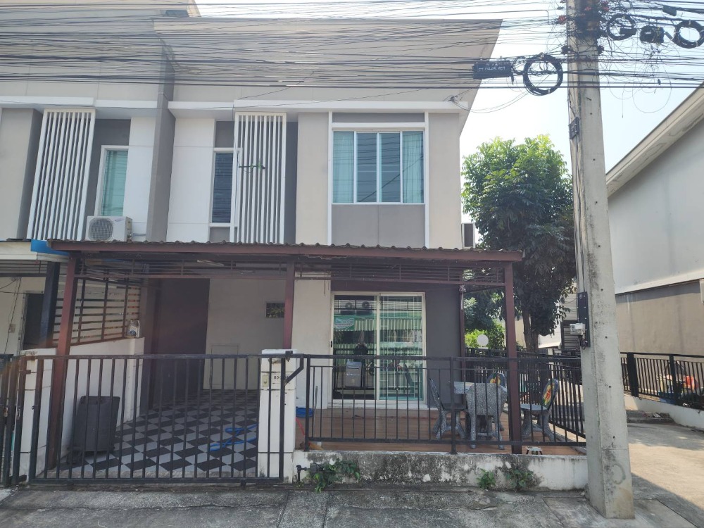 For RentTownhousePhutthamonthon, Salaya : Townhome for rent, Pruksa Ville 77, Phutthamonthon Sai 4 Village, near Big C Phetkasem 2, just 10 minutes.