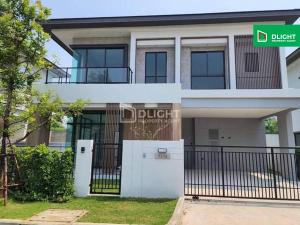 For SaleHouseBangna, Bearing, Lasalle : House Bangkok Boulevard KM5, excellent condition, 57.3 sq m, 237 sq m, 4 bedrooms, 4 bathrooms, price 22 million baht, never lived in.