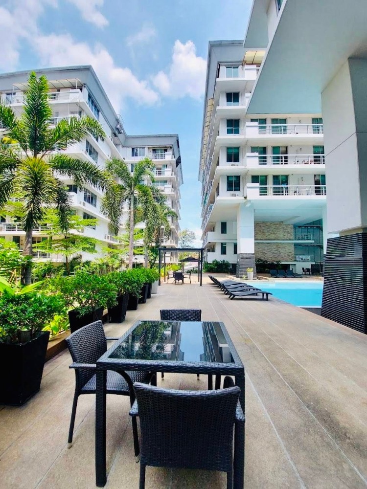 For SaleCondoOnnut, Udomsuk : Condo for sale near BTS On Nut, The Waterford Sukhumvit 50, usable area 45.72 sq m., 1 bedroom, 1 living room, 1 bathroom with bathtub. Sold with furniture and electrical appliances