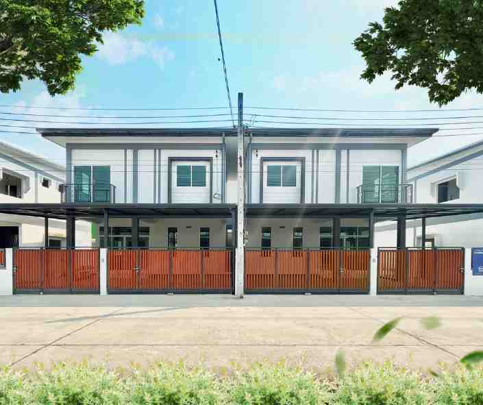 For SaleTownhouseNawamin, Ramindra : Twin house feel single house Near Don Mueang Airport, BTS Sai Yut