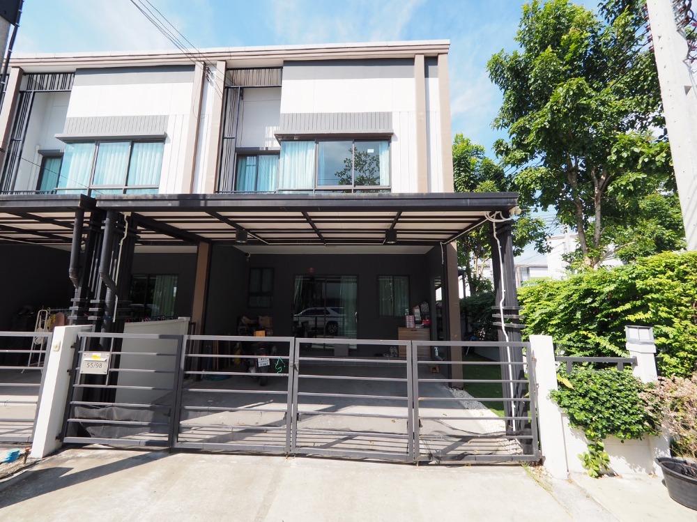 For SaleTownhouseRathburana, Suksawat : For sale: 2-storey townhouse, Pleno Sathorn-Suk Sawat, 24 sq m, corner house, garden front, Soi Suk Sawat 26, near Chalerm Maha Nakhon Expressway