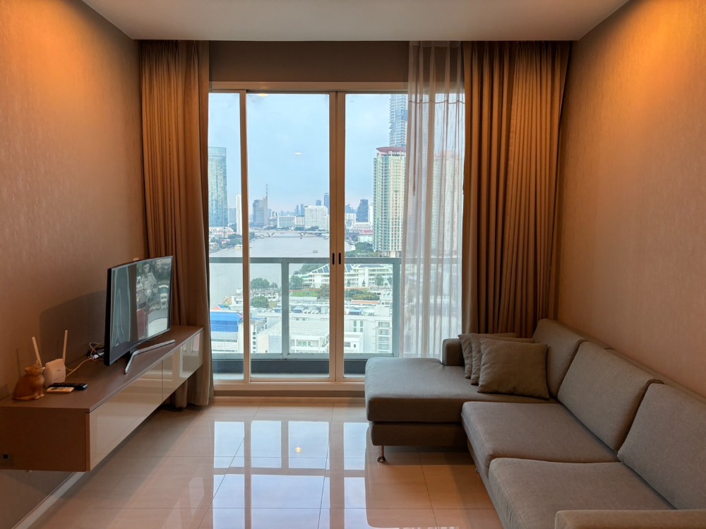 For RentCondoSathorn, Narathiwat : 🔥🔥✨🌊🏦LUXURY luxurious, beautifully decorated room, river view!!!! Fully furnished!!!!✨🔥🔥 🎯For rent🎯Menam Resident✅1Bed✅ 47 sqm. FloorXX (#BTS 📌)🔥✨LINE:miragecondo ✅Fully Furnished