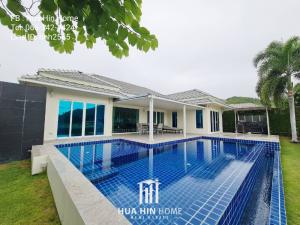 For SaleHouseHuahin, Prachuap Khiri Khan, Pran Buri : HOT DEAL Luxury Pool Villa on Fairway in Black Mountain Golf Club for Sale 12.9 MB  from 15,000,000 baht