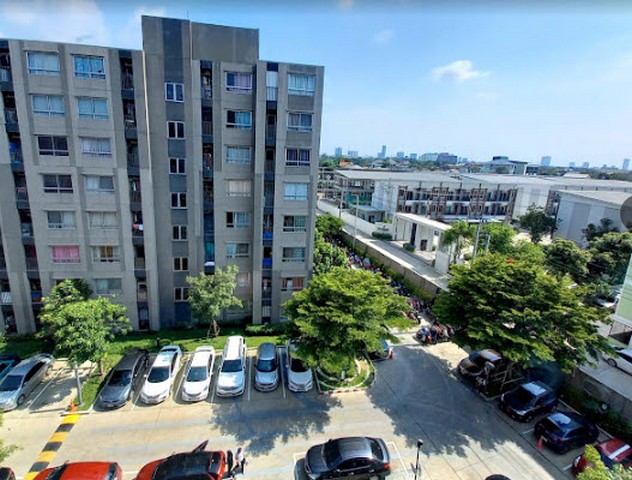 For SaleCondoRattanathibet, Sanambinna : Plum Condo Samakkhi for sale, Building D, 4th floor (26.39 sq m.), Studio room (with furniture) - near the Pink Line MRT.