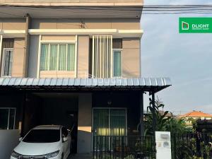 For SaleTownhouseMin Buri, Romklao : Townhome Pruksa Ville Ramkhamhaeng-Romklao, ready to move in, 28.30 sq m, 98 sq m, 3 bedrooms, 2 bathrooms, price 4.49 million baht (corner house)