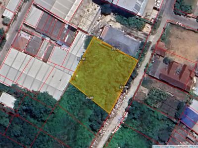 For SaleLandSamut Prakan,Samrong : Empty land for sale, Bearing 32, 344 sq m, suitable for building a condo, apartment, residence.