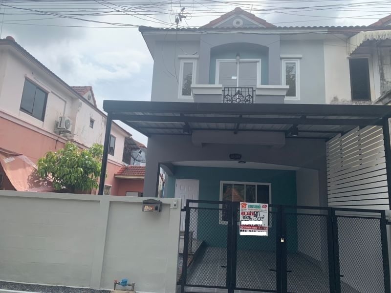 For SaleTownhouseNawamin, Ramindra : 🔥Sale at promotional price🔥 2-storey condo, corner house, 30 sq m, KC Village, Ramintra 8, Thai Raman Road, house has 3 bedrooms, 2 bedrooms.