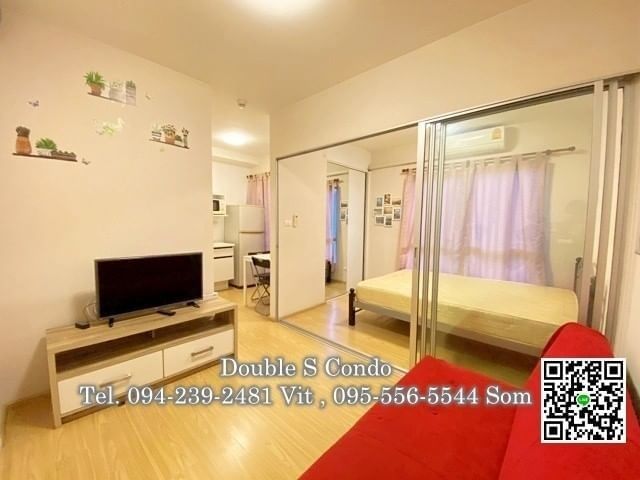 For RentCondoNonthaburi, Bang Yai, Bangbuathong : SS 157 #For rent Plum Condo BangYai Station (Plum Condo BangYai Station) size 45 sq m, Building D, 7th floor #Not exposed to the afternoon sun #Condo for rent near the Purple Line. #Condo for rent near Bang Yai #Condo for rent, 2 bedrooms #Condo for rent,