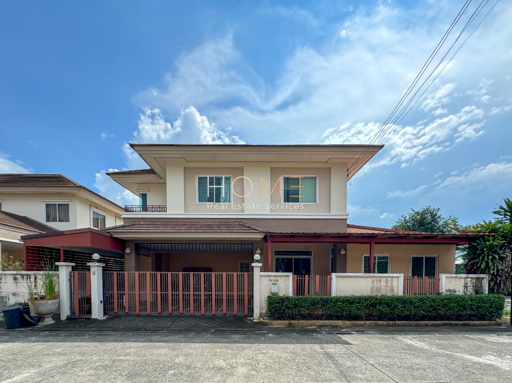 For SaleHouseMin Buri, Romklao : Corner house, fully extended, best price in the project ✨ Detached house K.C. Natural City Ramkhamhaeng / 5 bedrooms (for sale), K.C. Natural City Ramkhamhaeng / Detached House 5 Bedrooms (FOR SALE) COF439