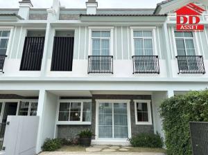 For RentTownhouseBangna, Bearing, Lasalle : 2-story townhome for rent, Indy 2 Bangna - Ramkhamhaeng 2 Village (Indy 2 Bangna - Ramkhamhaeng 2), opposite Mega Bangna, code T8017.