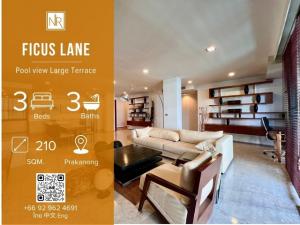 ขายคอนโดอ่อนนุช อุดมสุข : Sell 3 bed Ficus Lane, Prakanong 210 sqm. Line ID: @nirin789