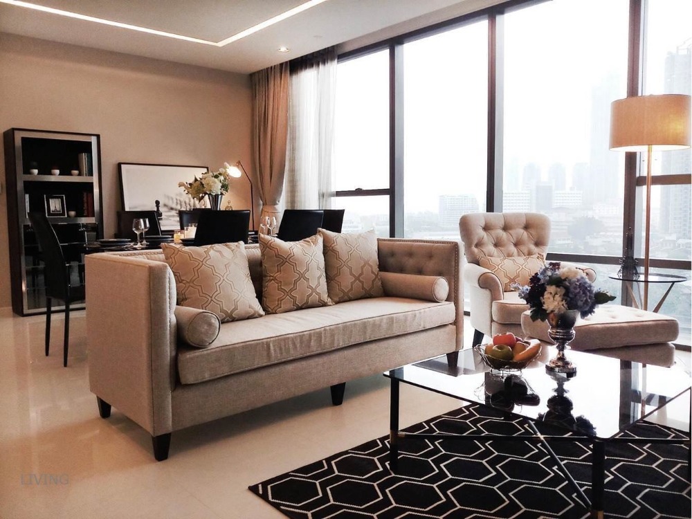 For RentCondoSathorn, Narathiwat : 🔥🔥👑✨🅻🆄🆇🆄🆁🆈!!👑Luxury, spacious room, beautifully decorated!!🏦👑ULTRA LUXURY, luxurious👑, very large luxury room, beautifully decorated✨ Beautiful view✨ Fully furnished!!✨🔥🔥 🎯🎯The Bangkok Sathorn✅2🅱ED2✅ 11