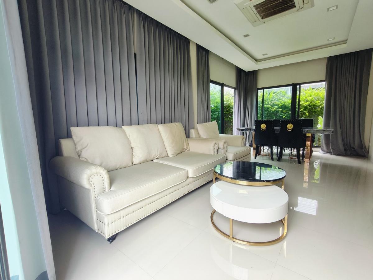 For RentHouseMin Buri, Romklao : 💥 Single house for rent, Venue Rama 9, 2-story detached house, parallel to Kanchanaphisek, Saphan Sung, price 70,000 baht.