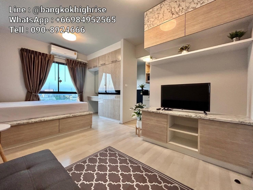 For SaleCondoRama 2, Bang Khun Thian : Call : 090-892-4666 For Sale Condo Unio Rama 2-Thakham @Central Rama II, Size 23.04 sq.m Studio 7th floor, Building B, Fully Furnished, Ready to move in