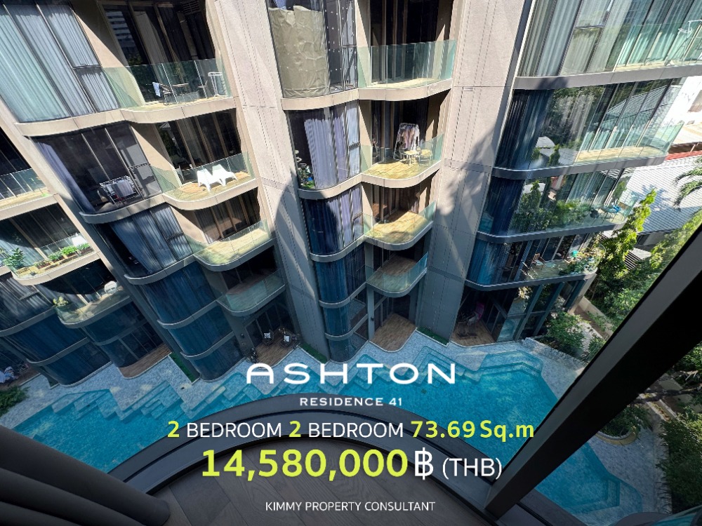 For SaleCondoSukhumvit, Asoke, Thonglor : Ashton Residence 41 - 2 Bedroom 2 Bathroom, new room, high floor, promotional price from Ananda. Interested in visiting the project, contact the sales department at 093-962-5994 (Kim)