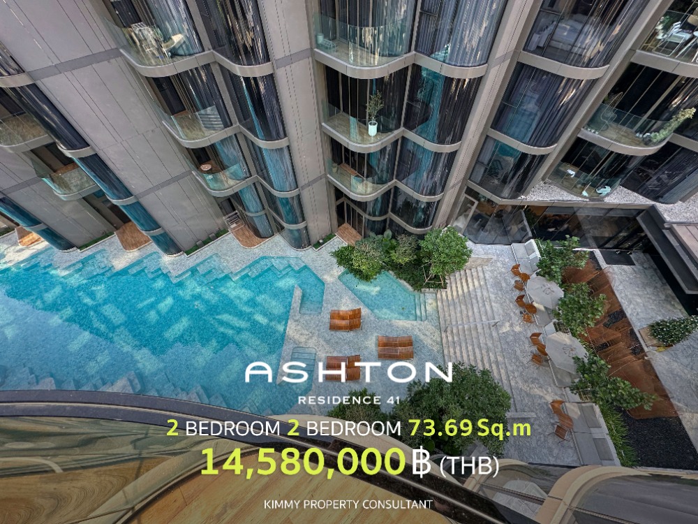 For SaleCondoSukhumvit, Asoke, Thonglor : Ashton Residence 41 - 2 Bedroom 2 Bathroom, new room, first hand, promotional price from Ananda. If interested in visiting the project, contact the sales department 093-962-5994 (Kim)