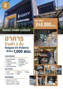 For RentShowroomKaset Nawamin,Ladplakao : 2-story shop building / 2 bathrooms / suitable for shops, offices, shops