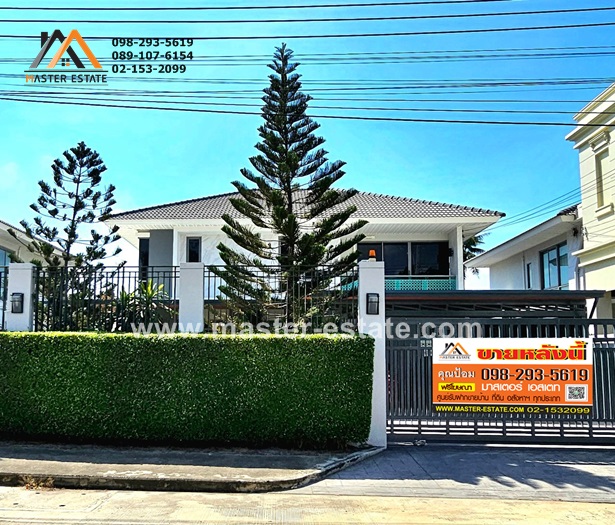 For SaleHouseRama5, Ratchapruek, Bangkruai : Perfect Place, Phase 5, Ratchaphruek, 107.8 sq m, SCG cooling system, large house, beautiful, complete, ready to move in, 6 bedrooms, complete set of furniture.