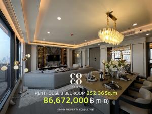 For SaleCondoKhlongtoei, Kluaynamthai : COCO PARC - PENTHOUSE 252 Sq.m. Penthouse room, fully furnished, ready to move in from Ananda. If interested in making an appointment to visit the project, contact project sales department 093-962-5994 (Kim).