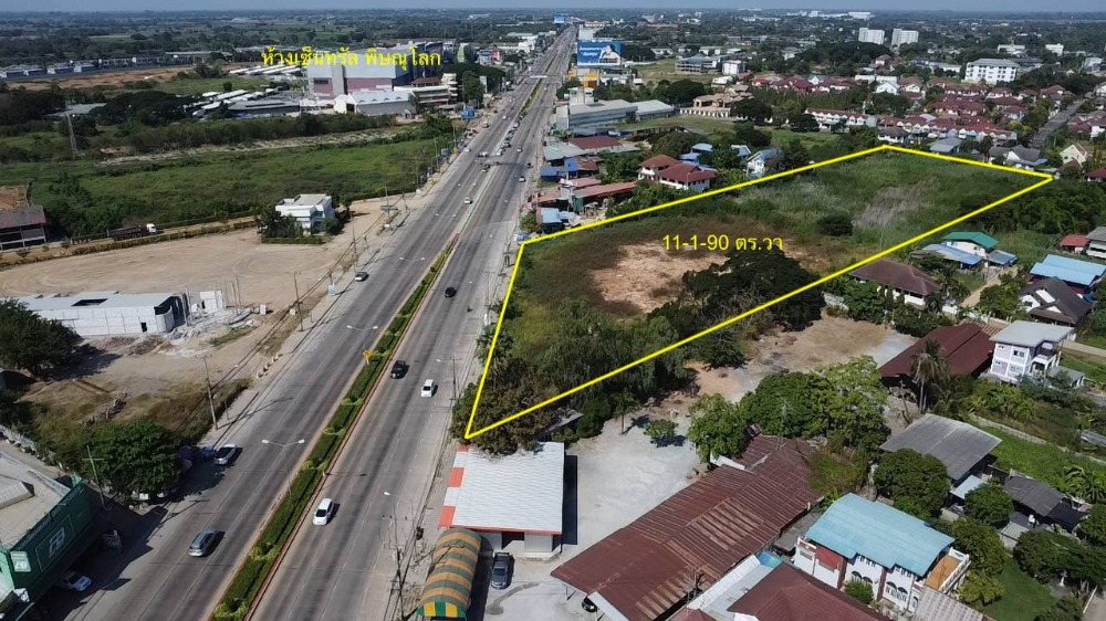 For RentLandPhitsanulok : Land for rent 11 Rai Mueng Phitsanulok opposite Central Phitsanulok