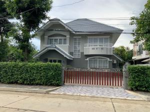 For SaleHouseMin Buri, Romklao : Corner detached house for sale, Flora Ville Park City (Suwinthawong), Flora Ville Park City, Nong Chok, Bangkok.