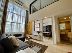 For RentCondoSathorn, Narathiwat : [L240120006] For rent KnightsBridge Prime Sathorn 1 bedroom Duplex size 44 sq m. Special price, ready to move in!!!